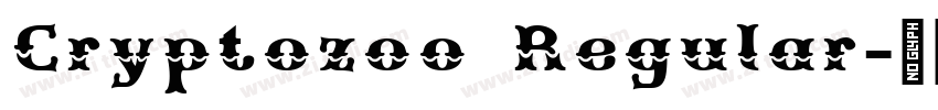 Cryptozoo Regular字体转换